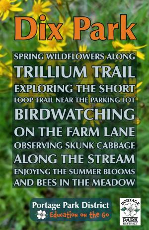 Dix Park trillium trail, farm lane, loop trail, spring wildflowers, meadow