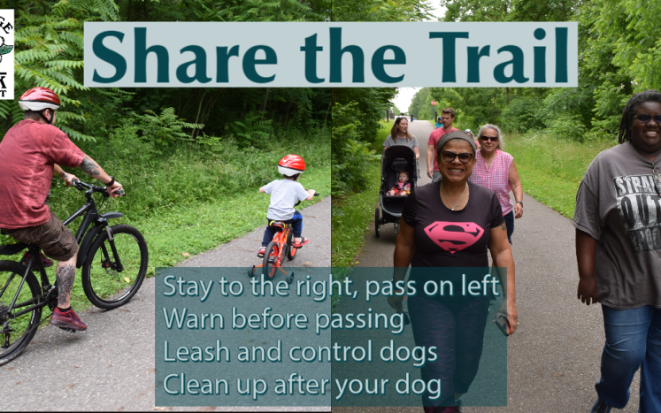 Share the trail image, trail etiquette
