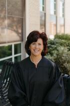 photo of Judge Patricia Smith in black judges robe