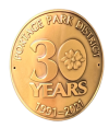 30 years logo art for medallion