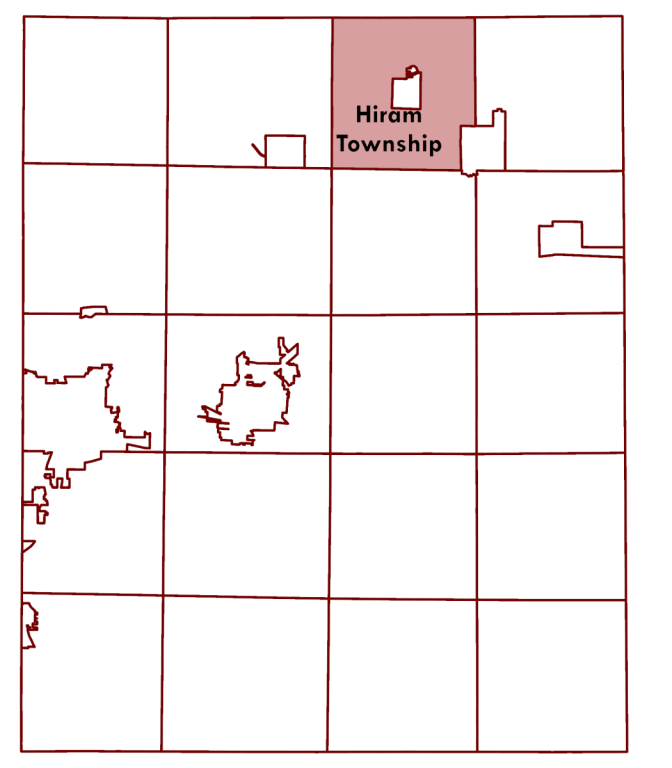 Hiram Township Location
