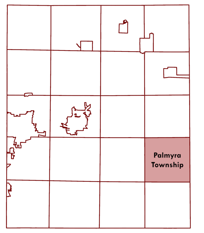 Palmyra Township Location