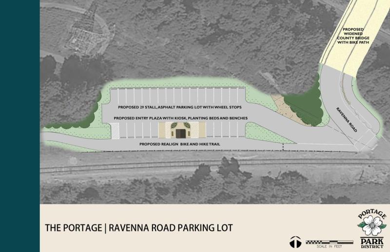 Ravenna Road West Parking Lot plans