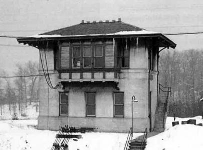 1950 historic switch tower photo