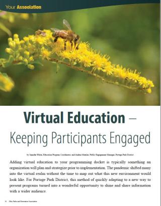 article cover photo, virtual education 
