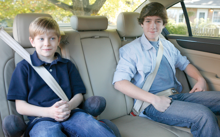 Kids Wearing Seatbelts